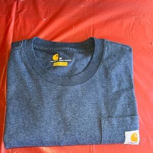 Carhartt Original Fit T Shirt Mens Medium Blue Workwear Tee